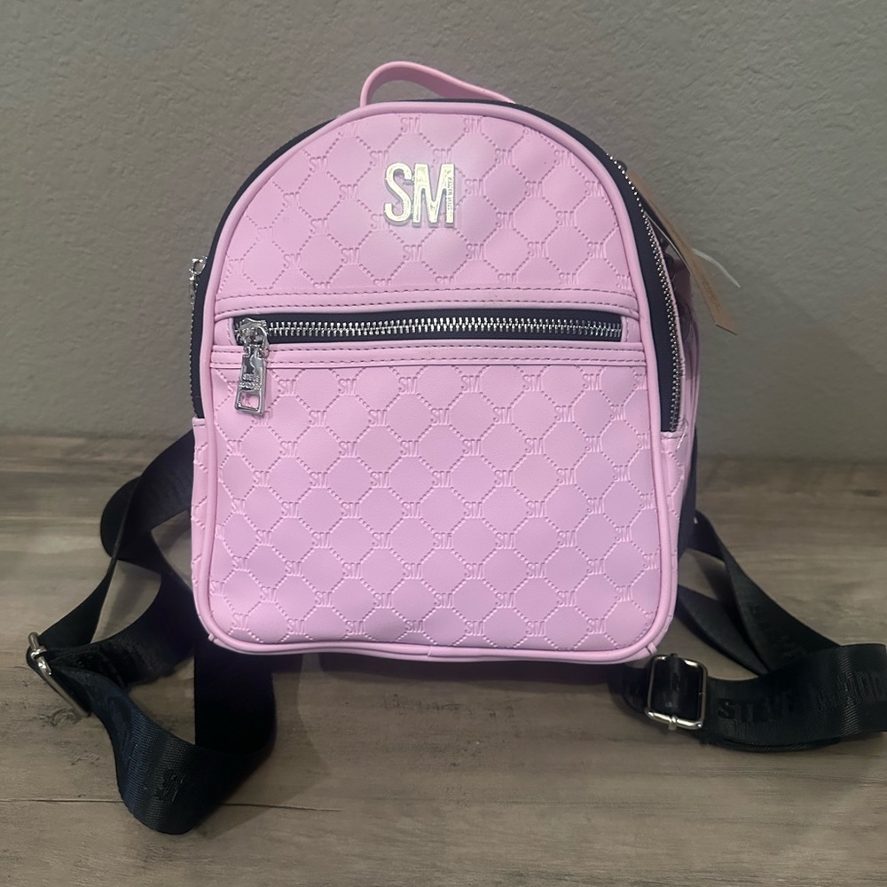 New! Steve Madden Pink Quilted Backpack